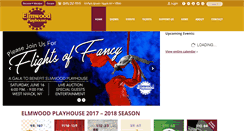 Desktop Screenshot of elmwoodplayhouse.com