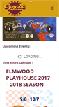 Mobile Screenshot of elmwoodplayhouse.com